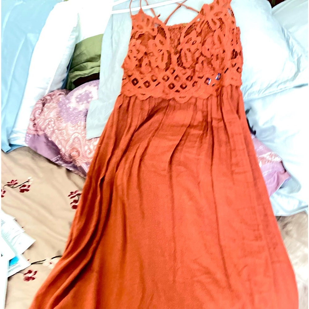 Free People Adele Maxi Slip Dress NWOT